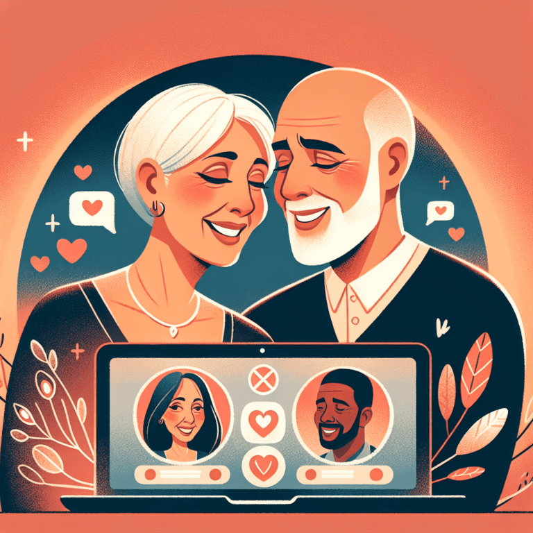 Comment maintenir une relation à distance rencontrée en ligne après 50 ans